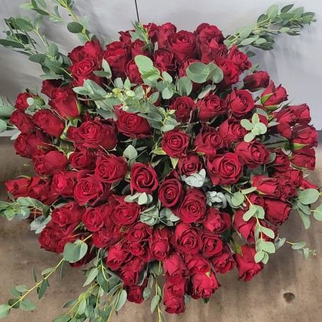 Bouquet de roses rouges