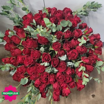 Bouquet de roses rouges