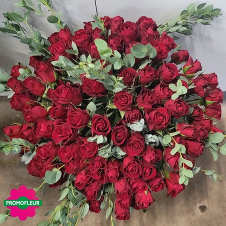 Bouquet de roses rouges