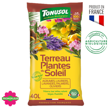 Terre plante du soleil 40 L - Terreau Tonusol
