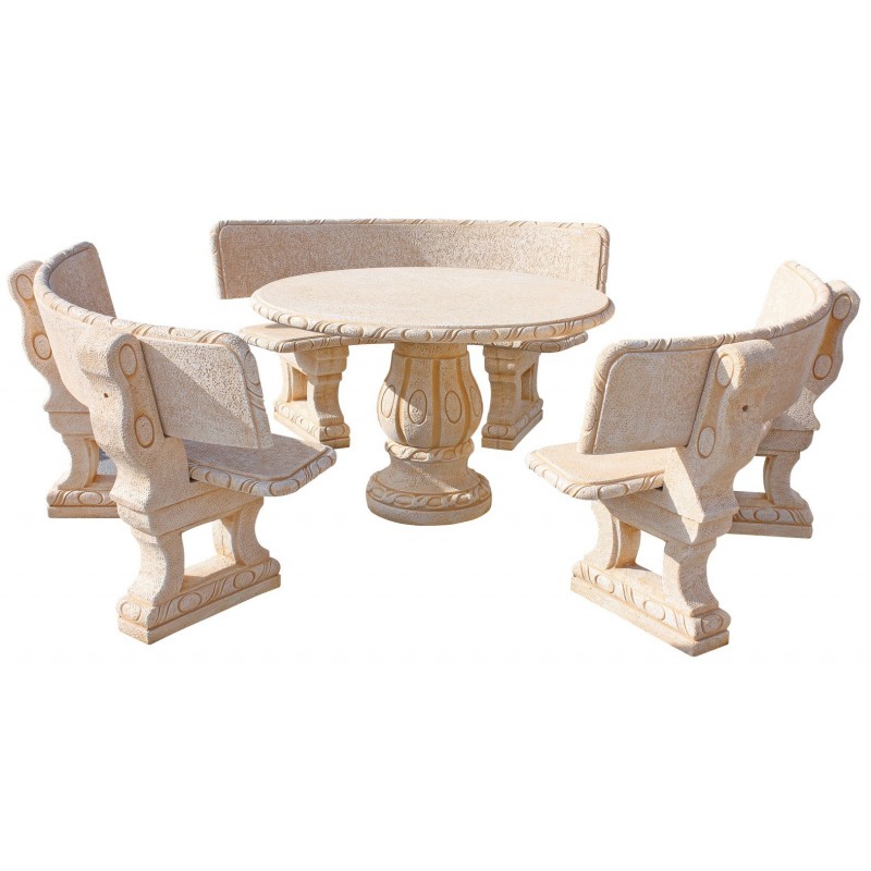 Salon de jardin CASTANO naturel