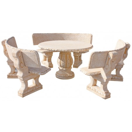 Salon de jardin CASTANO naturel