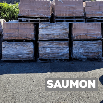 Bordure droite en béton (50 x 18 x ép. 5 cm) couleur Saumon - Promofleur Champagne-sur-Oise 2