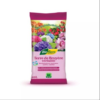 Terre de bruyère véritable 40 L - Terreau Bioflore