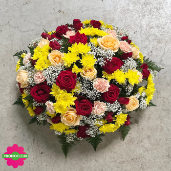 Deuil coussin rond 2