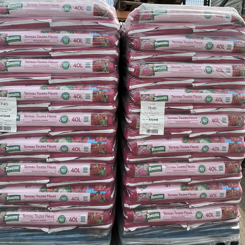 Terreau toutes fleurs 40 L - Terreau Tonusol