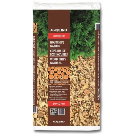 Sac de copeaux de bois naturels 50 L - Agrofino