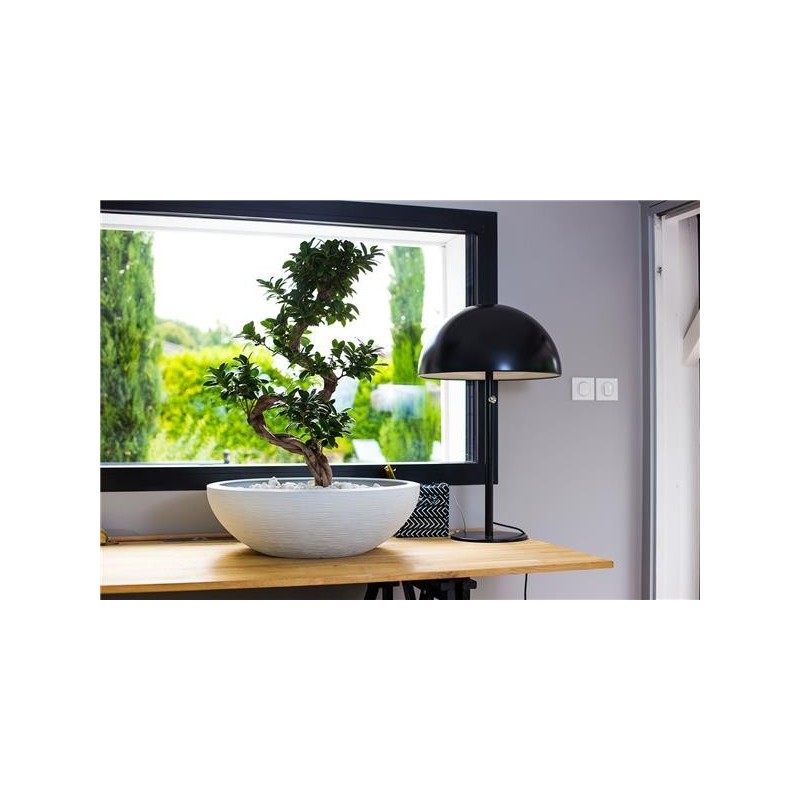 Vasque "GRAPHIT" Ø59 x 21 cm - 39L - Blanc cérusé - Décor intérieur