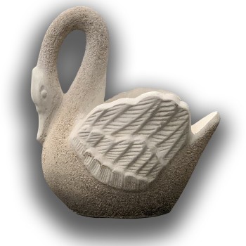 Cygne en pierre