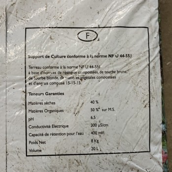 Sac de terreau universel 20 L - Terraland 2