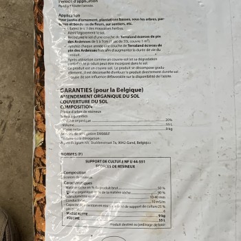 Sac de d'écorces de pin des Ardennes 55 L - Terraland 2