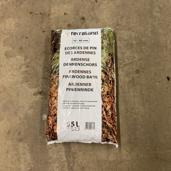 Sac de d'écorces de pin des Ardennes 55 L - Terraland