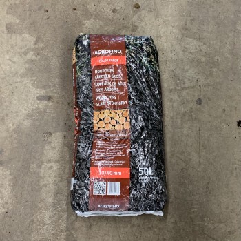 Sac de copeaux de bois gris ardoise 50 L - Agrofino