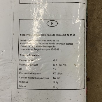 Sac de terreau universel 40 L + 10 L gratuit- Terraland 2