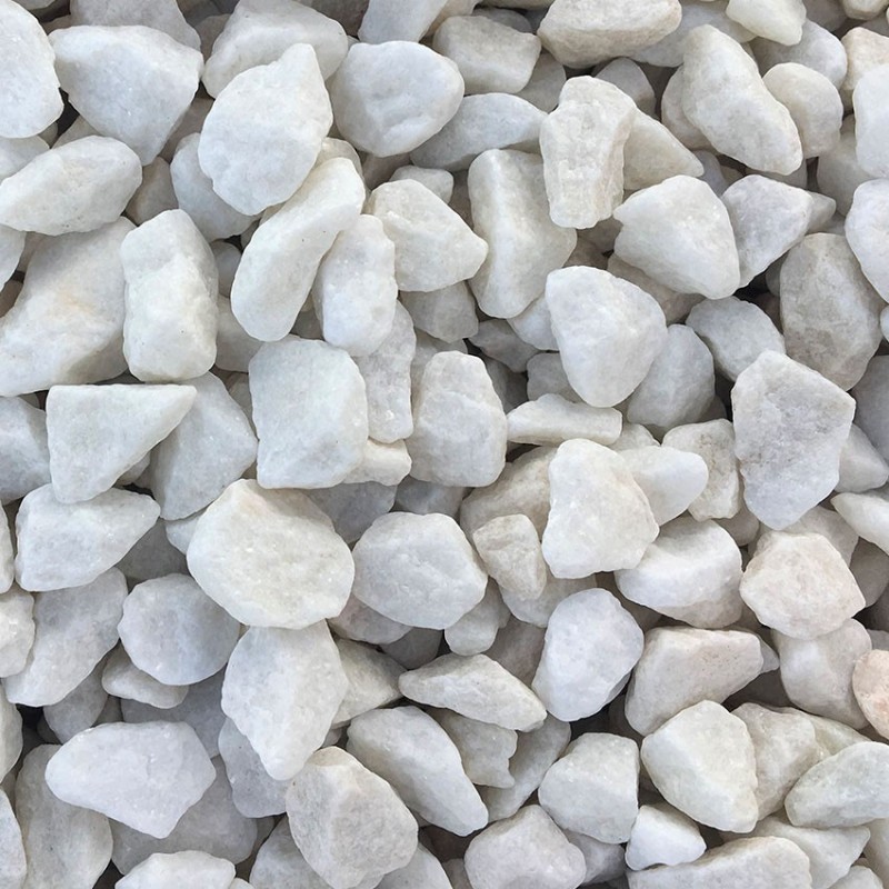 Graviers de marbre concassés