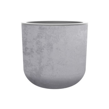 Pot EGG "GRAPHIT" Ø50 cm - h. 45 cm - 46 L - Blanc Cérusé